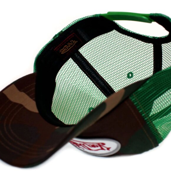 Retro Vintage Camo Mesh Truckers Cap Hat Snapback Y2K 2000s Designer Party Rare